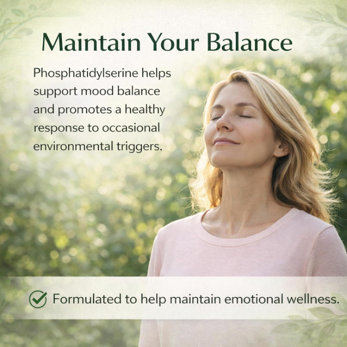 Phosphatidylserine 300mg, 60 Capsules, 30-Day Supply