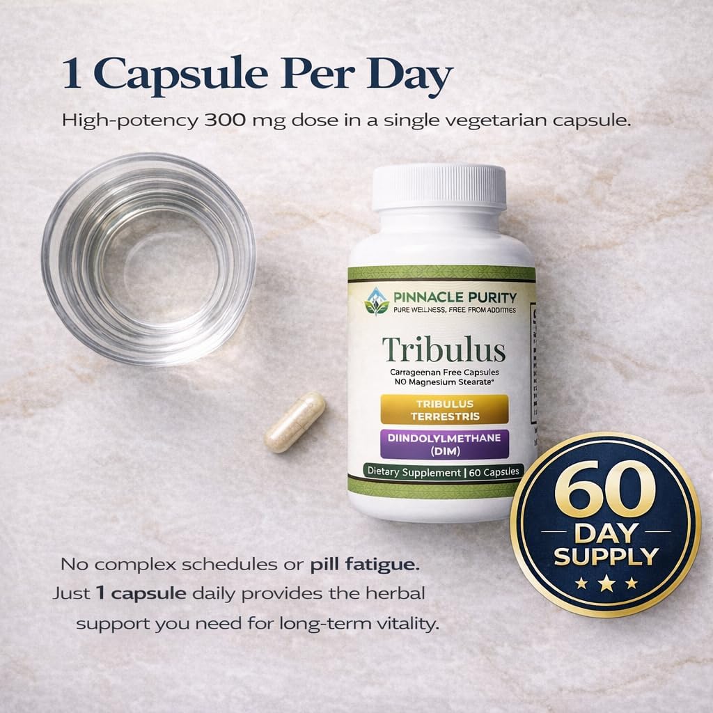 Tribulus Capsules, 300 mg 60 Capsules, 60-Day Supply