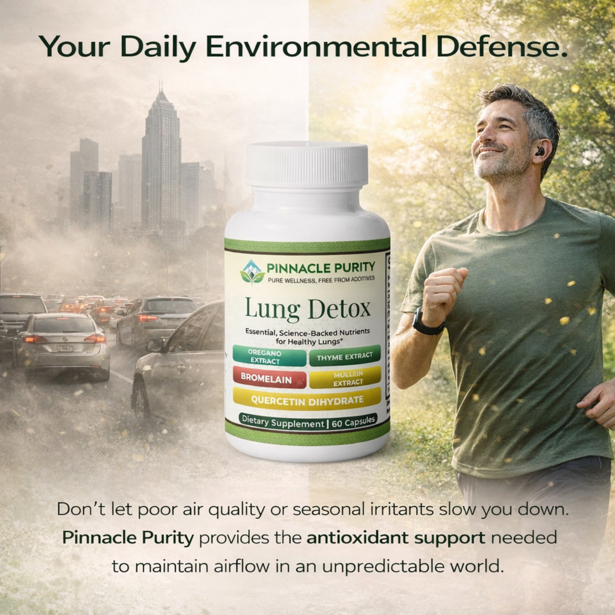 Lung Detox, 1099mg 60 Capsules