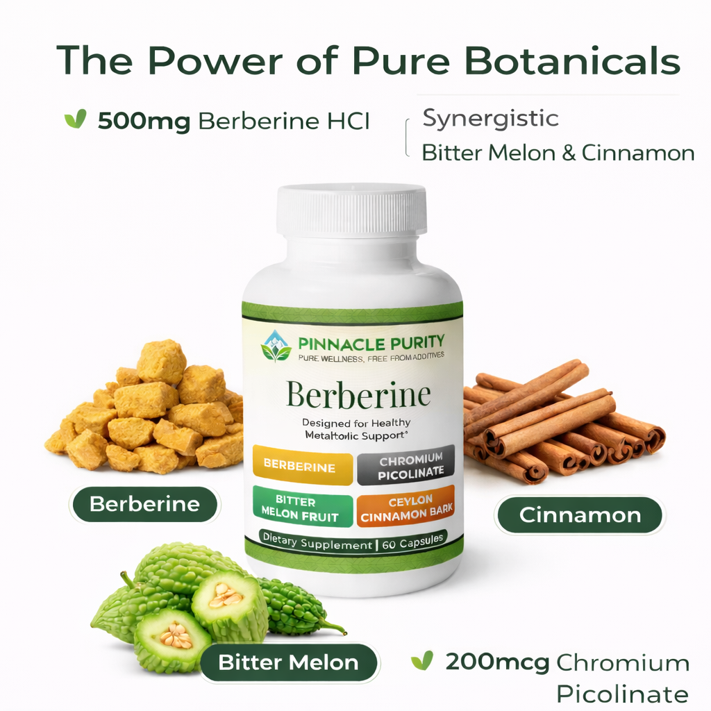 Berberine with Chromium Picolinate, 60 Capsules, 60-Day Supply